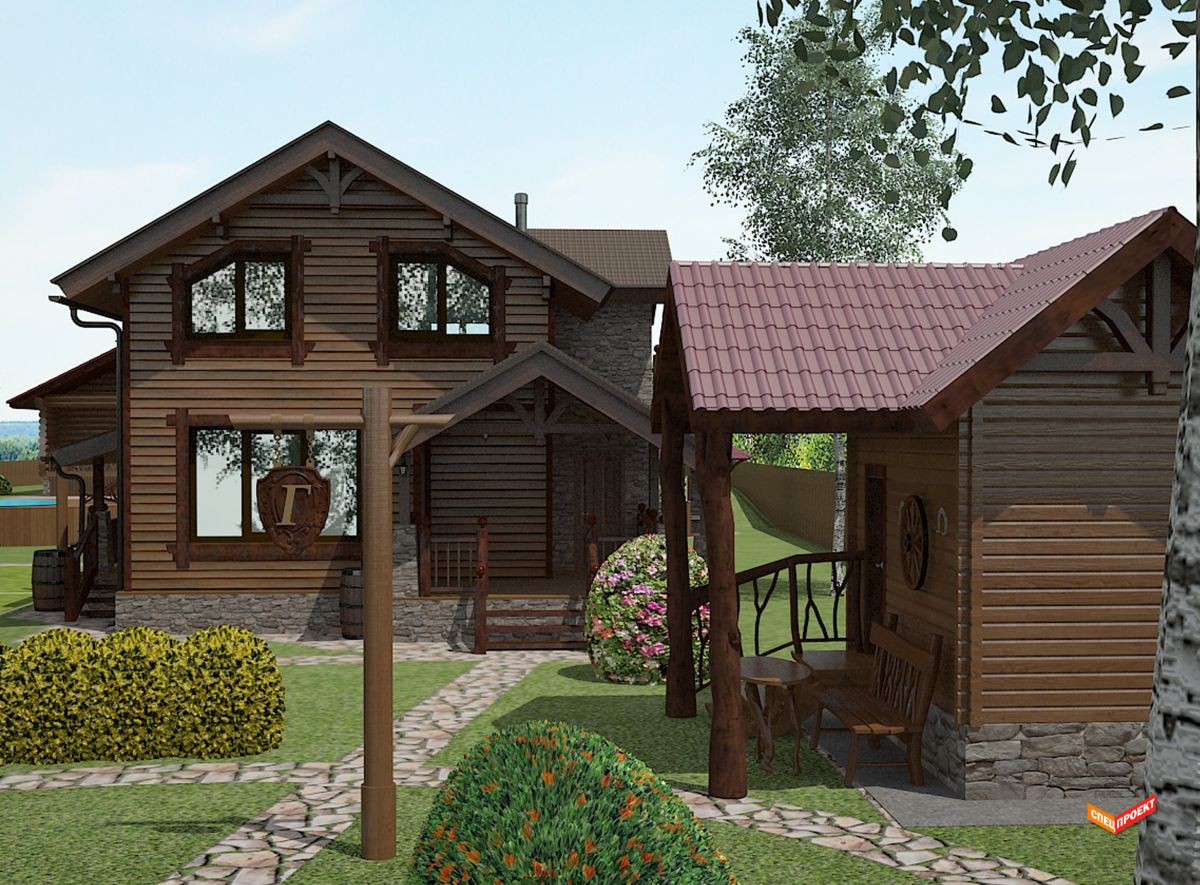 рустика резиденция загородный дом