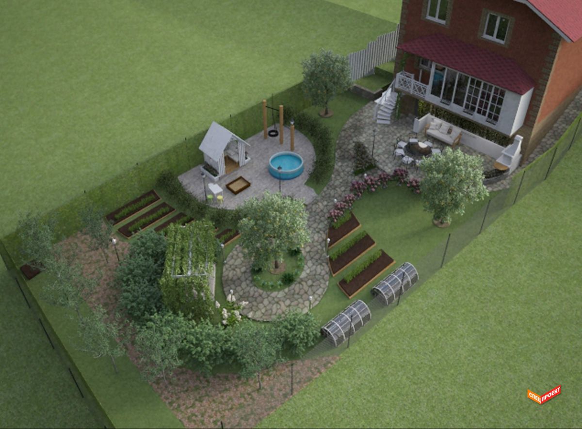 Ландшафт, дизайн,